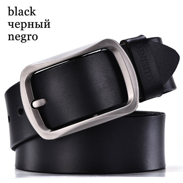 DINISITON designer belts men high quality genuine leather belt man fashion strap male cowhide belts for men jeans cow leather