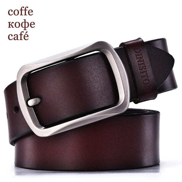 DINISITON designer belts men high quality genuine leather belt man fashion strap male cowhide belts for men jeans cow leather