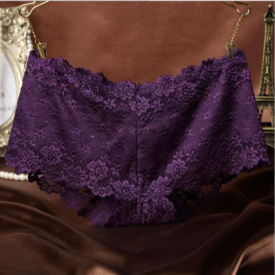 New Arrival Lace Floral Underwear Women's Panties Sexy Shorts Breifs Lingerie Female Panties