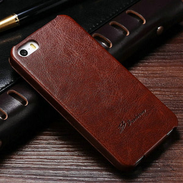 5S Flip Case For iPhone 5S 5 SE PU Leather TOMKAS Brand Luxury Phone Back Cover Coque For Apple iPhone5 Cases Phone 5 S Bag