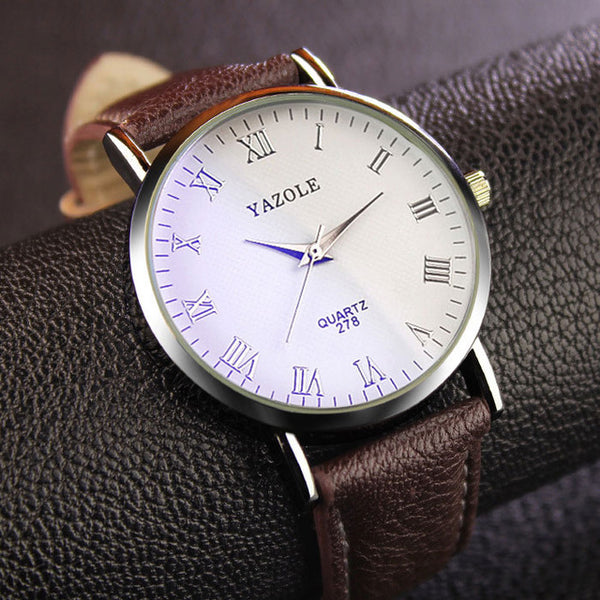 YAZOLE 2017 Mens Watches Top Brand Luxury Famous Quartz Watch Men Clock Male Wrist Watch For Men Quartz-watch Relogio Masculino