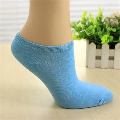 1 Pair of Women Socks Girl Female Lady Short Cotton Socks Candy Color Ankle Boat Low Cut Socks Calcetines Mujer