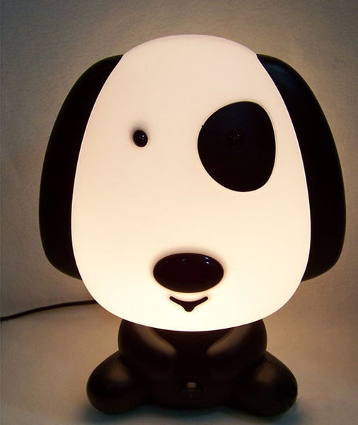 Desk Night Lights Baby Room Panda/Rabbit/Dog/Bear Cartoon Night Light Kids Bed Lamp Sleeping Night Lamp Table Lamp With Bulb