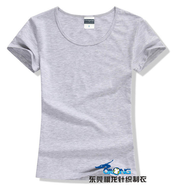 Brand New fashion women t-shirt brand tee tops Short Sleeve Cotton tops for women clothing solid O-neck t shirt ,Free shipping