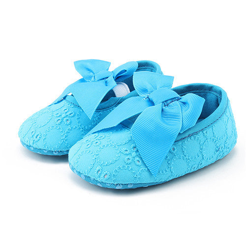 Spring Soft Sole Girl Baby Shoes Cotton First Walkers Fashion Baby Girl Shoes Butterfly-knot First Sole Kids Shoes