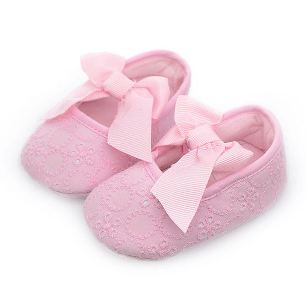 Spring Soft Sole Girl Baby Shoes Cotton First Walkers Fashion Baby Girl Shoes Butterfly-knot First Sole Kids Shoes