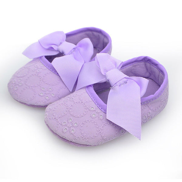 Spring Soft Sole Girl Baby Shoes Cotton First Walkers Fashion Baby Girl Shoes Butterfly-knot First Sole Kids Shoes