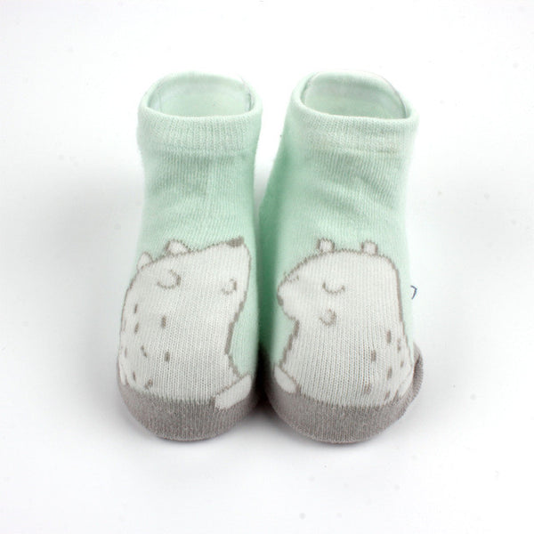Baby Cartoon Anti-slip Cotton Socks Unisex Toddler Socks Floor Sock Infant Boys Girls Cat Skid Resistance Leg Warmers