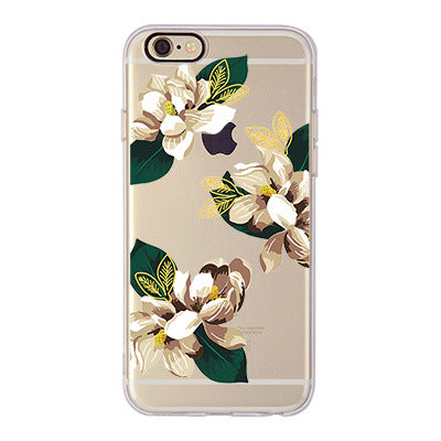 Cherry pineapple Banana leaf Flower Cactus rose peony Case Cover For Apple iphone 6 6s 4.7 / 6 plus 5.5 inch Soft TPU Case Daisy