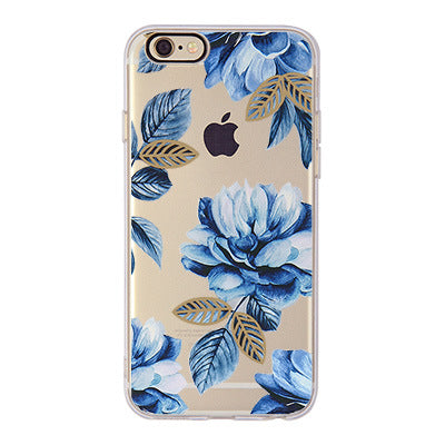 Cherry pineapple Banana leaf Flower Cactus rose peony Case Cover For Apple iphone 6 6s 4.7 / 6 plus 5.5 inch Soft TPU Case Daisy