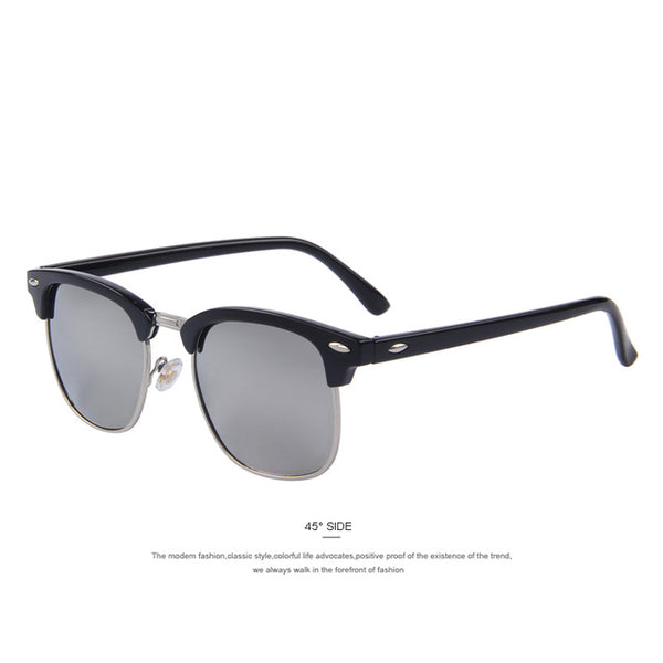 MERRY'S Men Retro Rivet Polarized Sunglasses 2016 Classic Brand Designer Unisex Sunglasses UV400 Fashion Male Eyewear