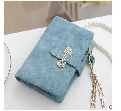 New Arrive 2017 Fashion Retro Matte Stitching Wallet Women Long Purse Clutch Women Casual Hasp Dollar Price Wallet Handbag