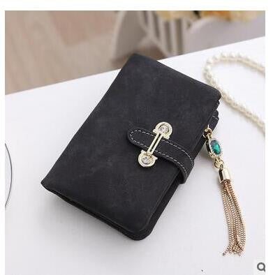 New Arrive 2017 Fashion Retro Matte Stitching Wallet Women Long Purse Clutch Women Casual Hasp Dollar Price Wallet Handbag