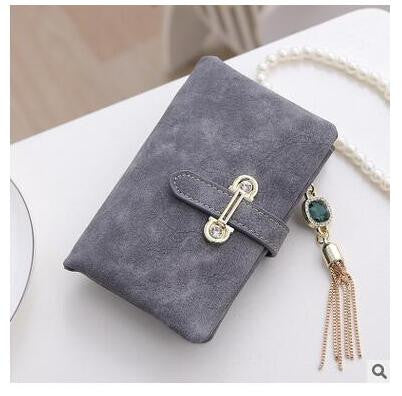 New Arrive 2017 Fashion Retro Matte Stitching Wallet Women Long Purse Clutch Women Casual Hasp Dollar Price Wallet Handbag