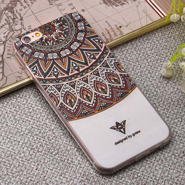 3d Embossing Soft Silicone Tpu Back Cover Case For Apple Iphone 6 6s Plus Case With Dust Plug For Iphone 6 6s Phone Cases