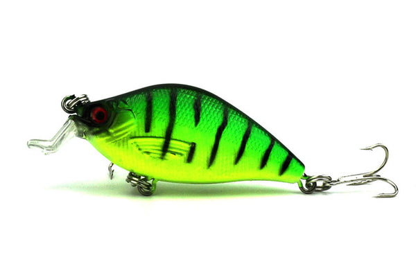 6.5cm 8.4g Artificial Bass Fishing Lures 3d Fish Eye Hard Plastic Laser Crank Bait Reflective Fake Lure Baits CB015