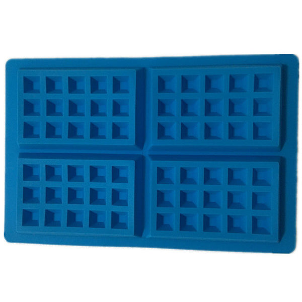Family Silicone Waffle Mold Maker Pan Microwave Baking Cookie Cake Muffin Bakeware Cooking Tools Kitchen Accessories Supplies