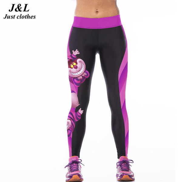 J&L Hot Sales! 3D Print Sporting Leggings Women Skull Girl Birds Printed Fitness Leggings 22 Styles Workout Clothes For Women