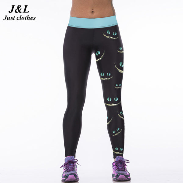 J&L Hot Sales! 3D Print Sporting Leggings Women Skull Girl Birds Printed Fitness Leggings 22 Styles Workout Clothes For Women