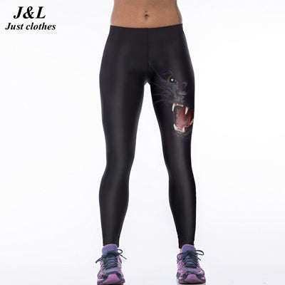 J&L Hot Sales! 3D Print Sporting Leggings Women Skull Girl Birds Printed Fitness Leggings 22 Styles Workout Clothes For Women