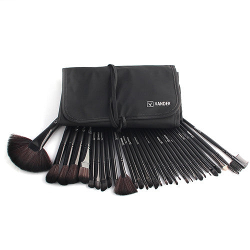 VANDER 32Pcs Set Professional Makeup Brush Foundation Eye Shadows Lipsticks Powder Make Up Brushes Tools w/ Bag pincel maquiagem