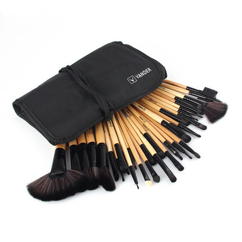 VANDER 32Pcs Set Professional Makeup Brush Foundation Eye Shadows Lipsticks Powder Make Up Brushes Tools w/ Bag pincel maquiagem