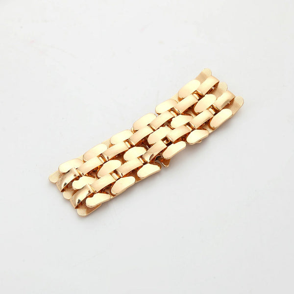 Gold Color Stainless Steel Hollow Out Punk Bracelet And Bangles Fashion Jewelry Men And Women