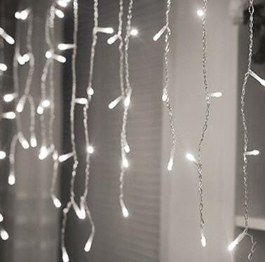 Connector 5M x 0.4M 0.5M 0.6M led curtain icicle string lights led fairy lights Christmas lamps Icicle Lights Xmas Wedding Party