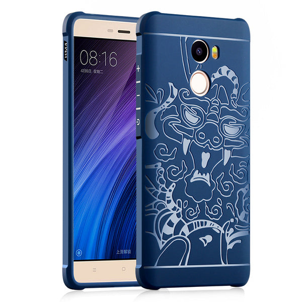 Luxury phone case For Xiaomi Redmi 4 4Pro High quality soft silicone Protective back cover cases for xiaomi redmi4 pro shell