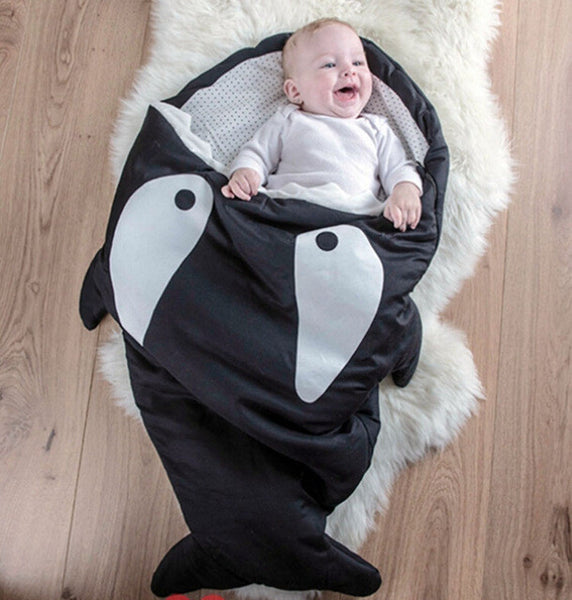 shark sleeping bag Newborns sleeping bag Winter Strollers Bed Swaddle Blanket Wrap cute Bedding baby sleeping bag BaBy