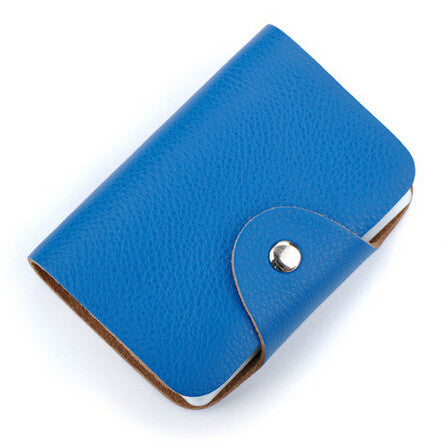 New arrival Genuine leather business card case bag credit card holder 26 slots for men and women