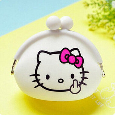 RU&BR Animals Girls Silicone Small Mini Coin Bag Mini Coin Purse Change Wallet Purse Women Key Wallet coin Wallet Children Kids