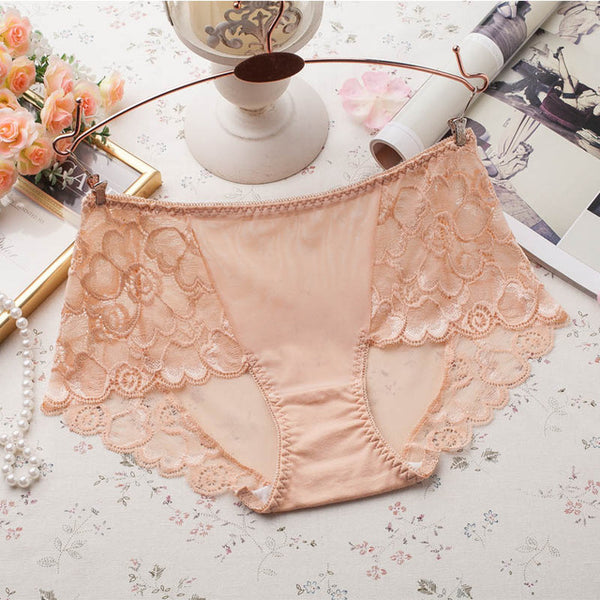 L-3XL Women underwear panties sexy brand  women's briefs seamless lace plus size sexy women underwear cotton breathable panty