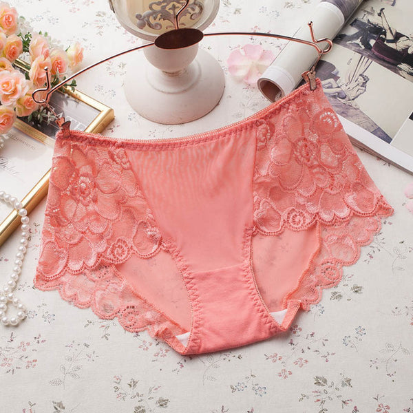 L-3XL Women underwear panties sexy brand  women's briefs seamless lace plus size sexy women underwear cotton breathable panty