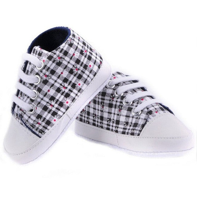 New High quality baby shoes girls boys 2016 fashion rainbow canvas shoes soft prewalkers casual baby shoes WY-01