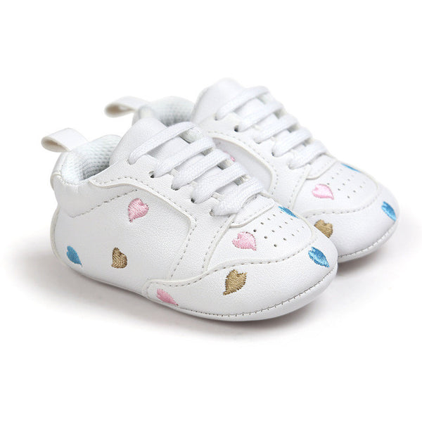 2017 ROMIRUS Soft Bottom Fashion Sneakers Baby Boys Girls First Walkers Baby Indoor Non-slop Toddler Shoes 8 New Colors