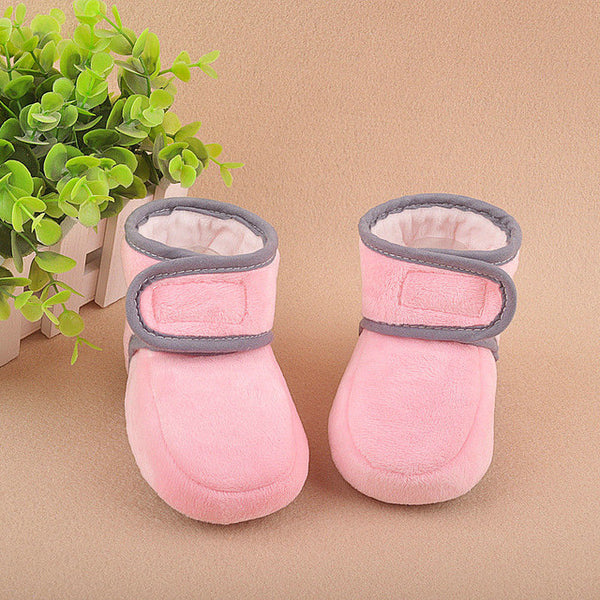 Baby Winter Warm Shoes Cute Boys Girls Cotton Padded Boots Newborn Infant Soft Warm First Walkers Toddlers Fleece Shoes