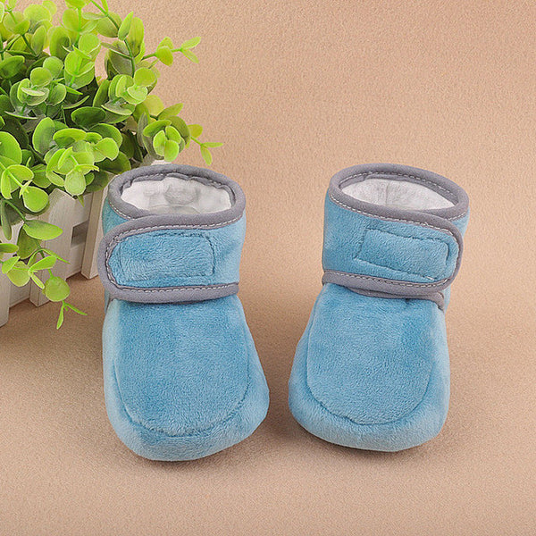 Baby Winter Warm Shoes Cute Boys Girls Cotton Padded Boots Newborn Infant Soft Warm First Walkers Toddlers Fleece Shoes