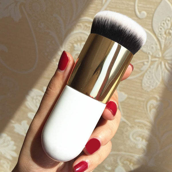 Hot Chubby Pier Foundation Brush Flat the Portable BB Cream Makeup Brush Professional Beauty Tools