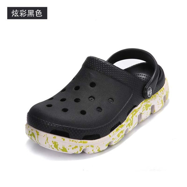 Hot Summer Mens Mules Clogs Eva Material Lightly Beach Garden Shoes Man Slippers Clog Shoe Slipper Men Fashion Color 18 Colors