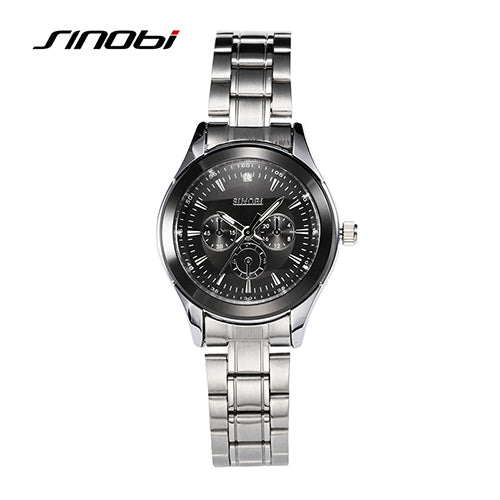 SINOBI Famous Women Watch Quartz Watches Woman Fashion Casual Wristwatch for Female Gifts relojes hombre