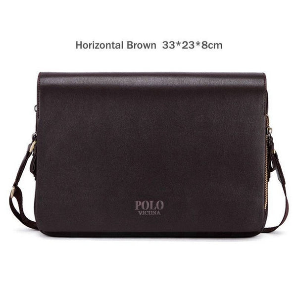 VICUNA POLO New Arrival Fashion Business Leather Men Messenger Bags Promotional Small Crossbody Shoulder Bag Casual Man Bag