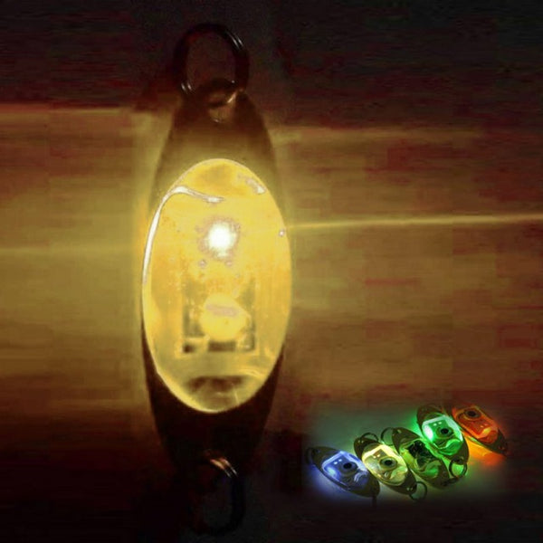 Flash Lamp 6 cm/2.4 inch LED Deep Drop Underwater Eye Shape Fishing Squid Fish Lure Light