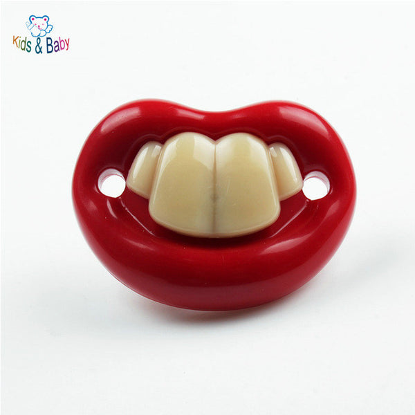Silicone Funny Baby Pacifier Dummy Nipple Teethers Toddler Pacy Orthodontic Teat Infant Baby Christmas Gift 1pc