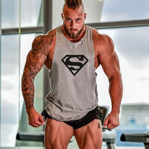 Fitness Tank Top Men Bodybuilding 2017 Clothing Fitness Men Shirt Crossfit Vests Cotton Singlets Muscle Top Punisher ZOOTOP BEAR