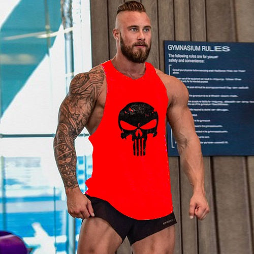Fitness Tank Top Men Bodybuilding 2017 Clothing Fitness Men Shirt Crossfit Vests Cotton Singlets Muscle Top Punisher ZOOTOP BEAR