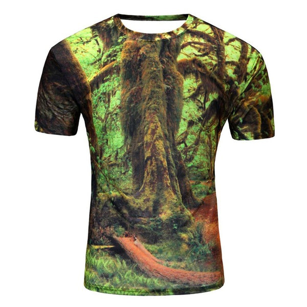 Hot selling New fashion Men's 3D apple/tree printing t shirt summer short sleeve t shirts tops, M-4XL,plus size free shipping