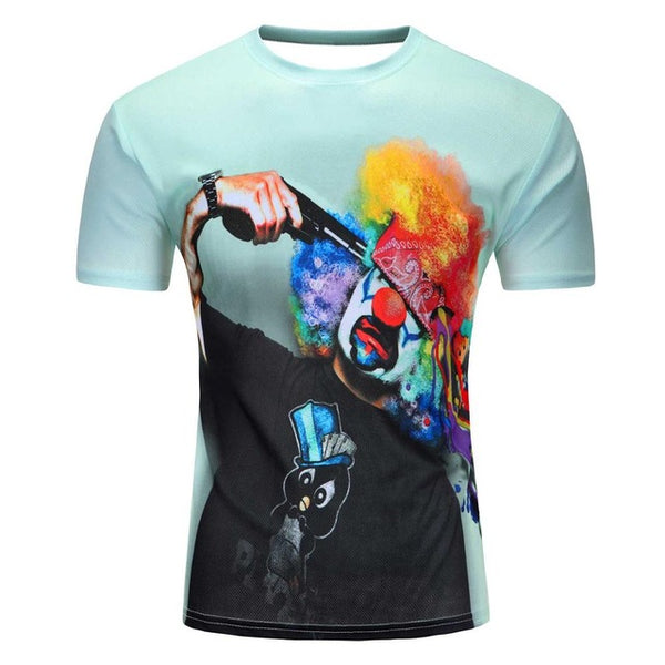 Hot selling New fashion Men's 3D apple/tree printing t shirt summer short sleeve t shirts tops, M-4XL,plus size free shipping