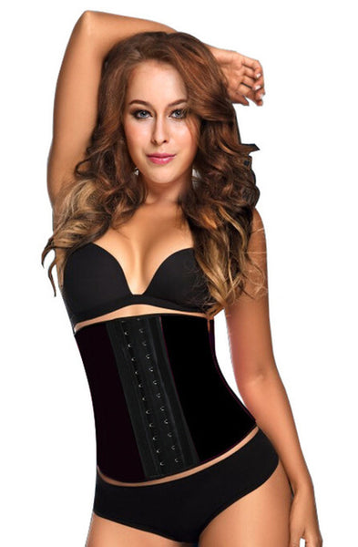 9pcs Steel Bone Waist Shaper Corset Waist Trainer Latex Shapewear Corset Women Waist Cincher Slimming Belt Hot Body Shaper Belt