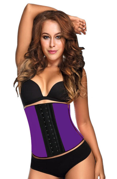 9pcs Steel Bone Waist Shaper Corset Waist Trainer Latex Shapewear Corset Women Waist Cincher Slimming Belt Hot Body Shaper Belt